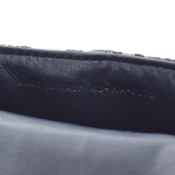 CHRISTIAN DIOR Saddle Nano Trotter Navy Blue Chain Wallet - Picture 11 of 12